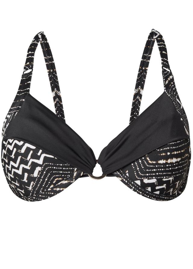 Sally Underwire Ring Top - Monochrome Moves Product Image