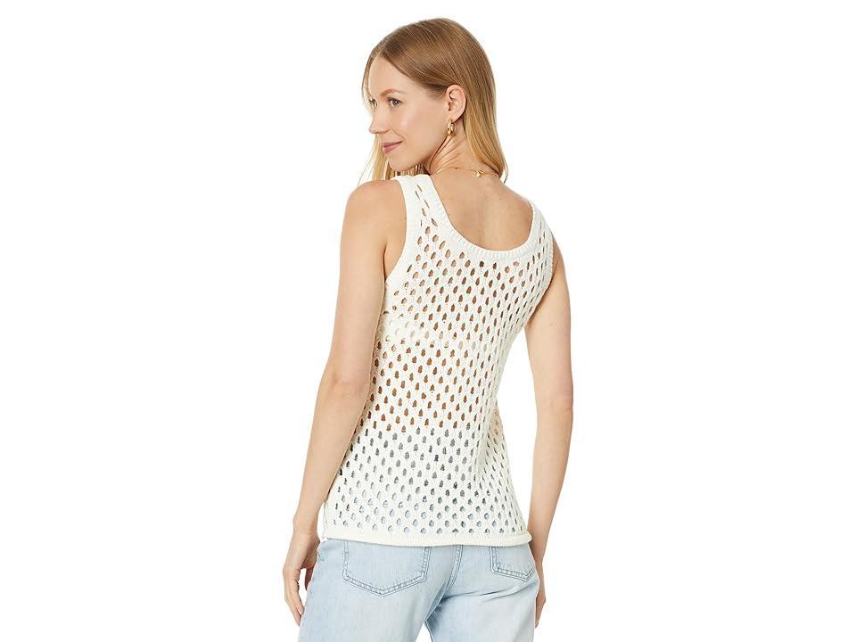 Madewell Open-Stitch Sweater Tank (Bright Ivory) Women's Sweater Product Image