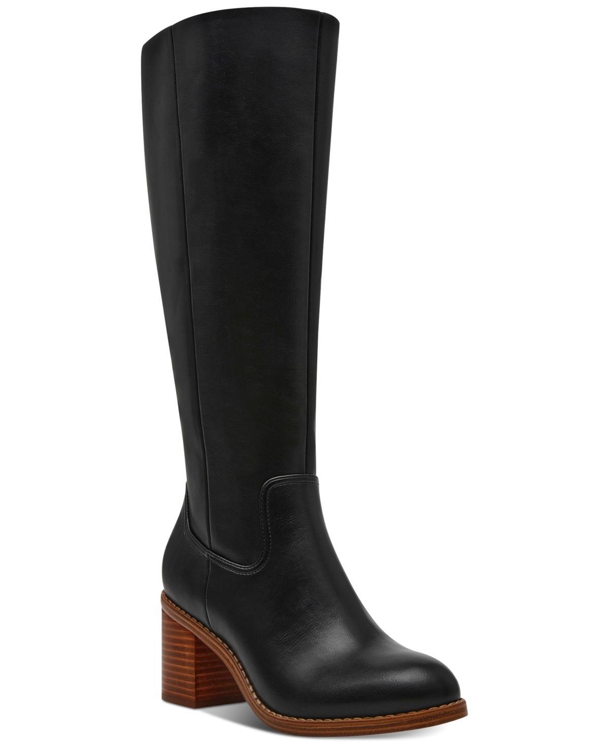 Dv Dolce Vita Womens Ullah Wide Calf Block Heel Dress Boots Product Image