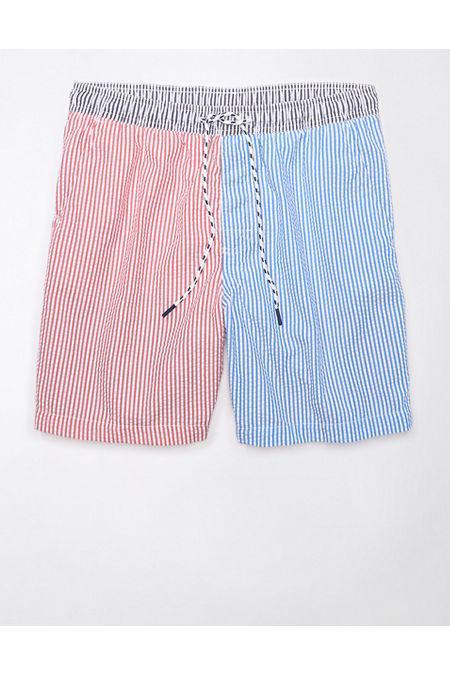 AE Colorblock Striped Flex 7 Swim Trunk Men's Product Image