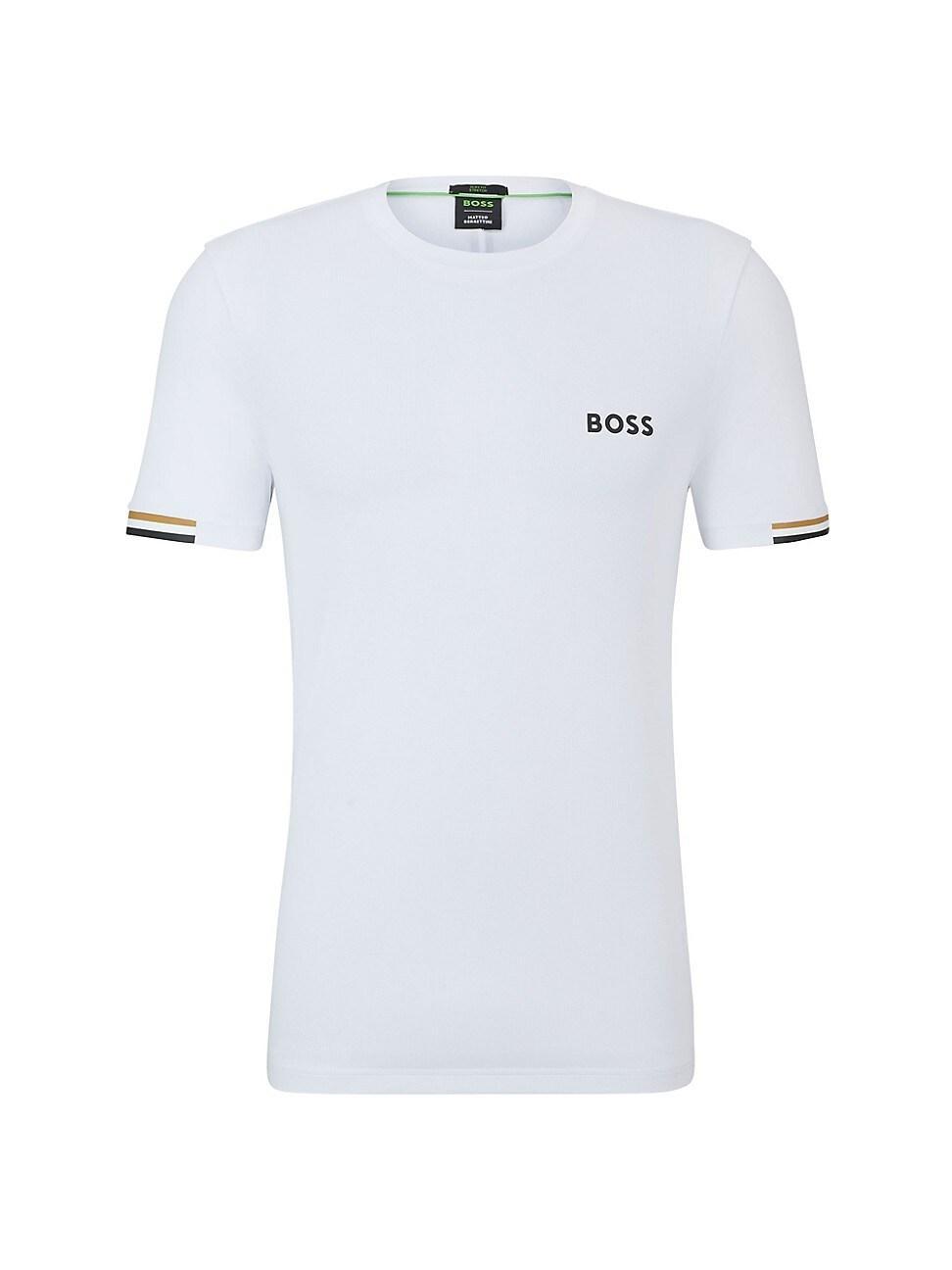 Mens BOSS x Matteo Berrettini Waffle Fabric T-Shirt Product Image