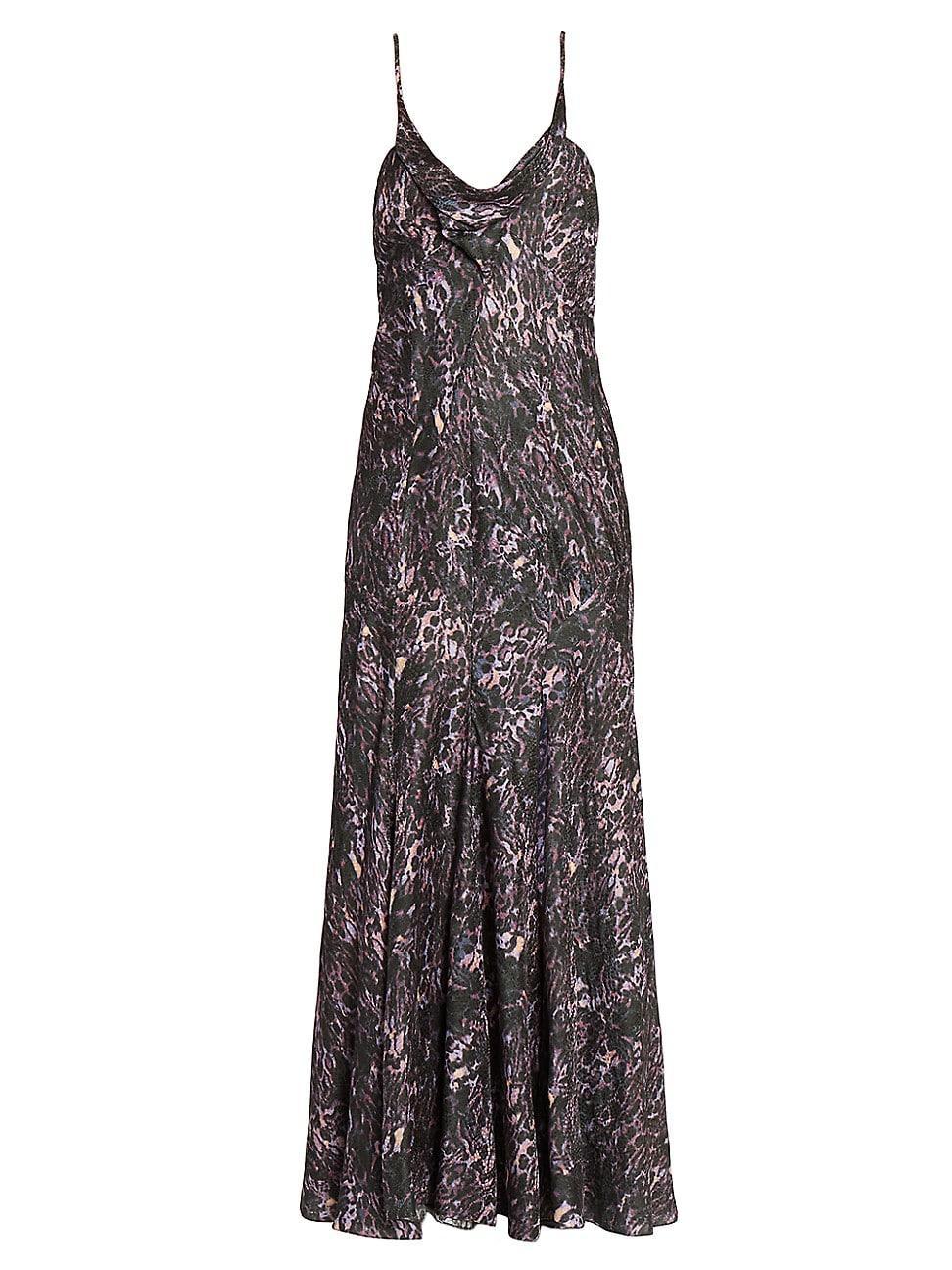 Womens Manelia Animal-Print Sleeveless Maxi Dress Product Image