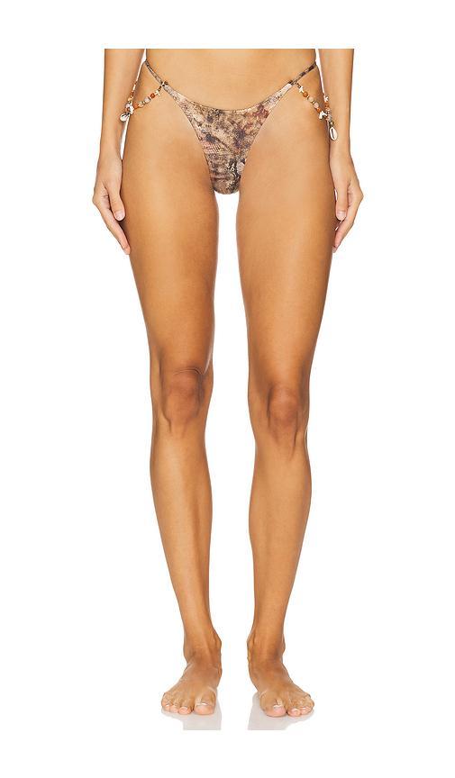 Micro Ruched Bikini Bottoms Product Image