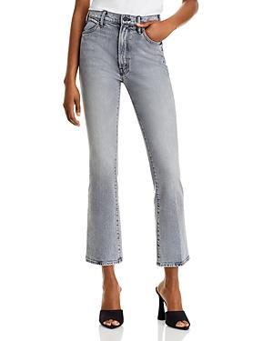 MOTHER The Hustler High Rise Ankle Jeans In Drawing A Blank In Multi Product Image