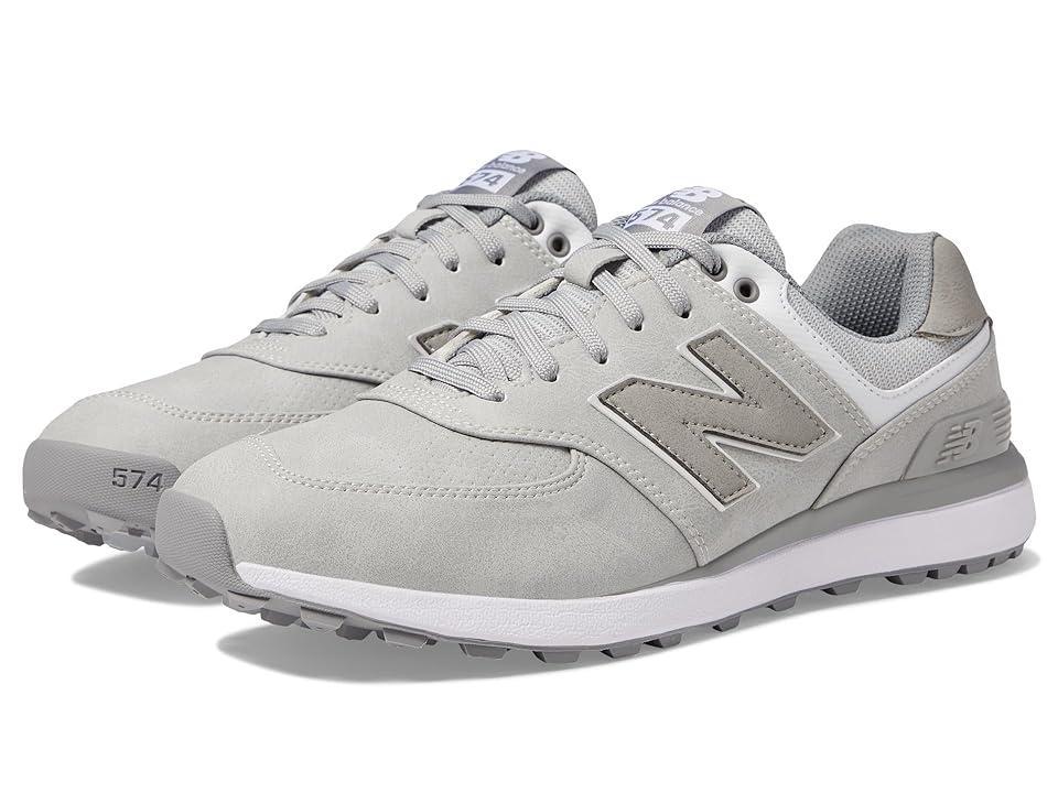 New Balance Golf 574 Greens v2 (Light Grey) Men's Shoes Product Image