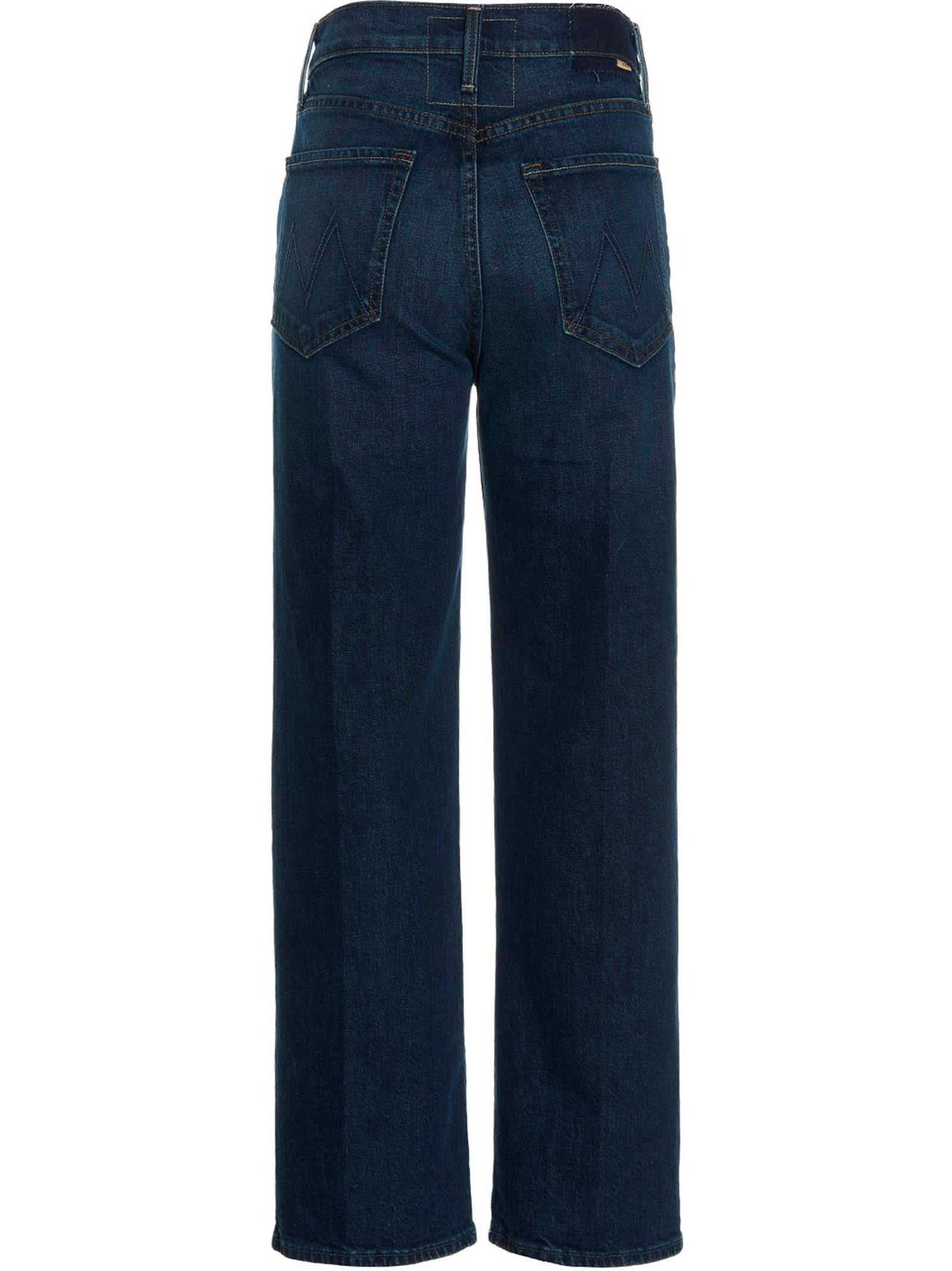 The Rambler Straight-leg Mid-rise Stretch-organic Denim Jeans In Blue Product Image