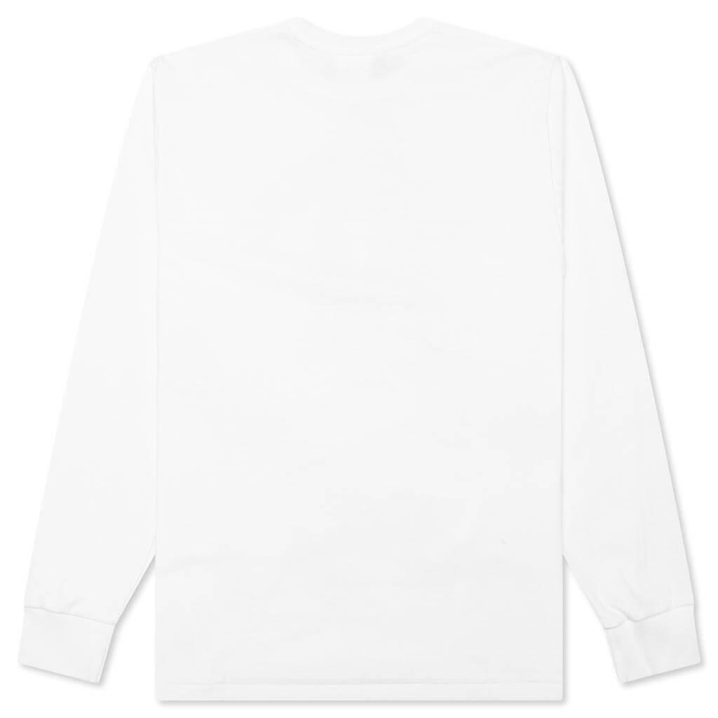 Liquid Camo College L/S Tee - White Male Product Image