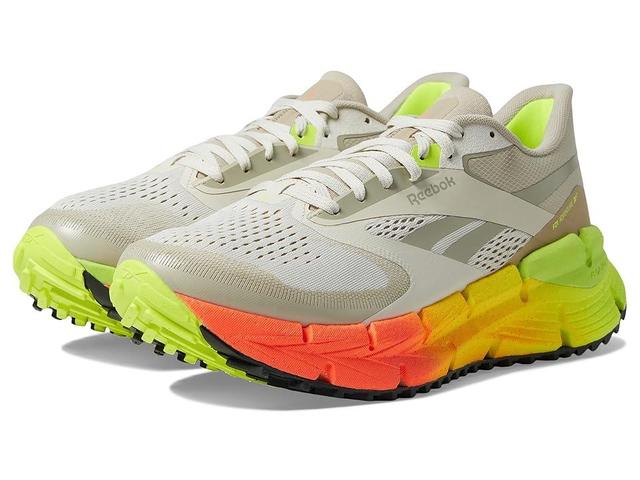 Reebok Floatzig Adventure 1 (Alabaster/Classic Beige/Digital Lime) Men's Running Shoes Product Image