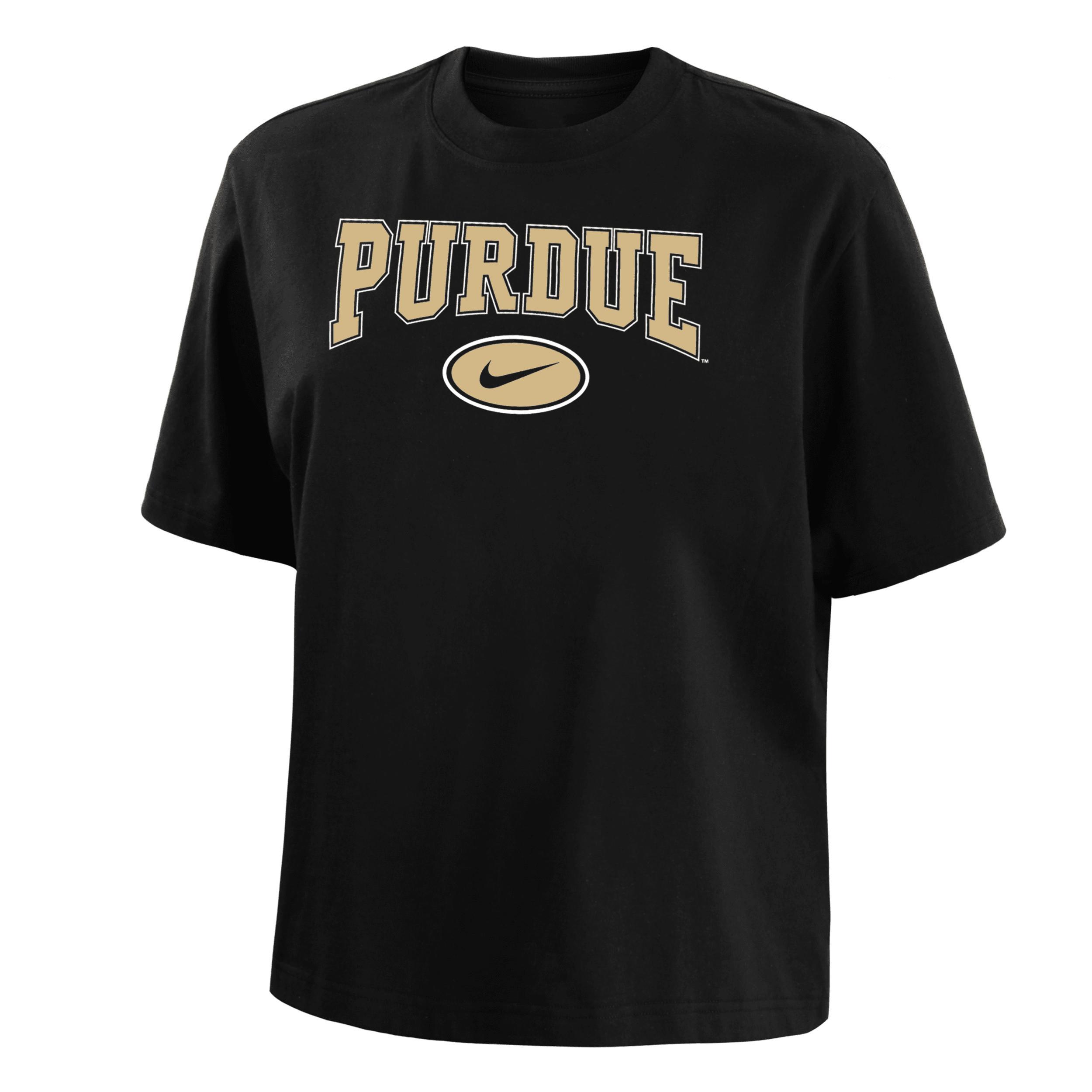 Purdue Women's Nike College Boxy T-Shirt Product Image