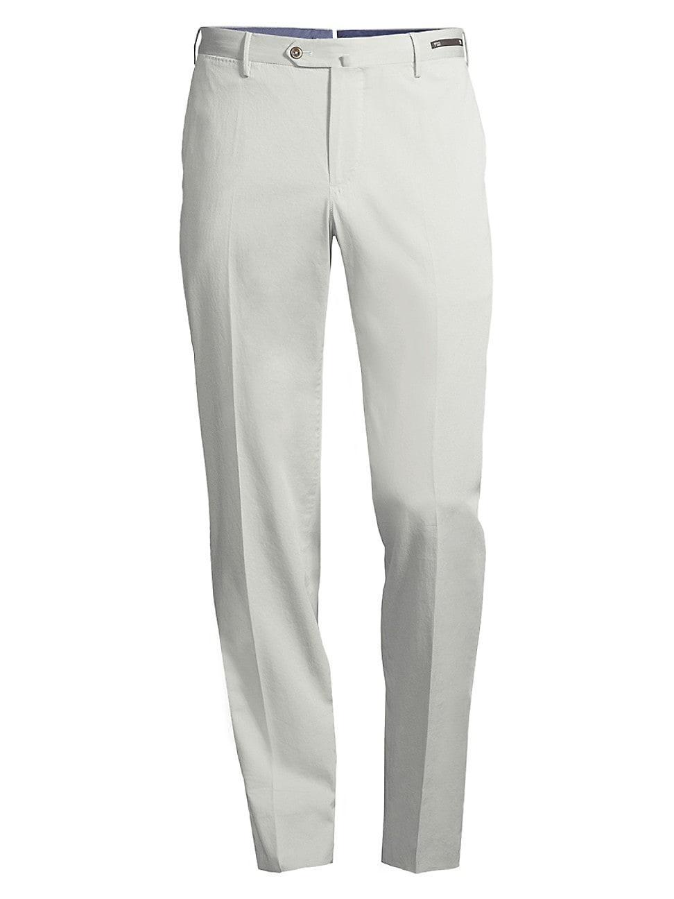 Mens Slim-Fit Silk-Blend SilkOchino Trousers Product Image