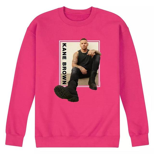 Mens Kane Brown Fleece Sweatshirt Pink Product Image