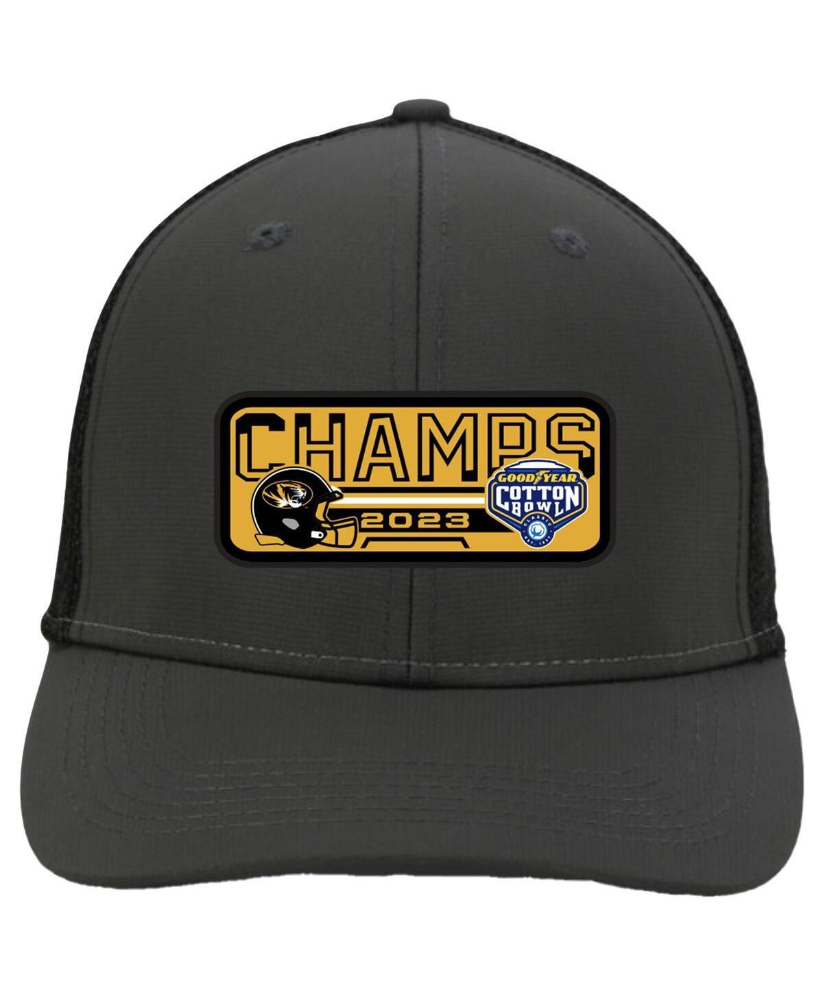 Mens Charcoal Missouri Tigers 2023 Cotton Bowl Champions Locker Room Adjustable Hat Product Image