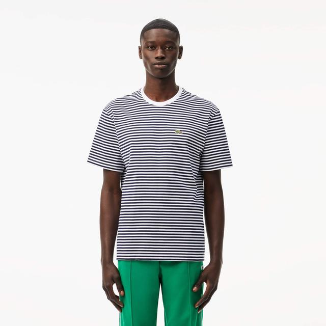 Men's Heavy Cotton Striped T-Shirt Product Image