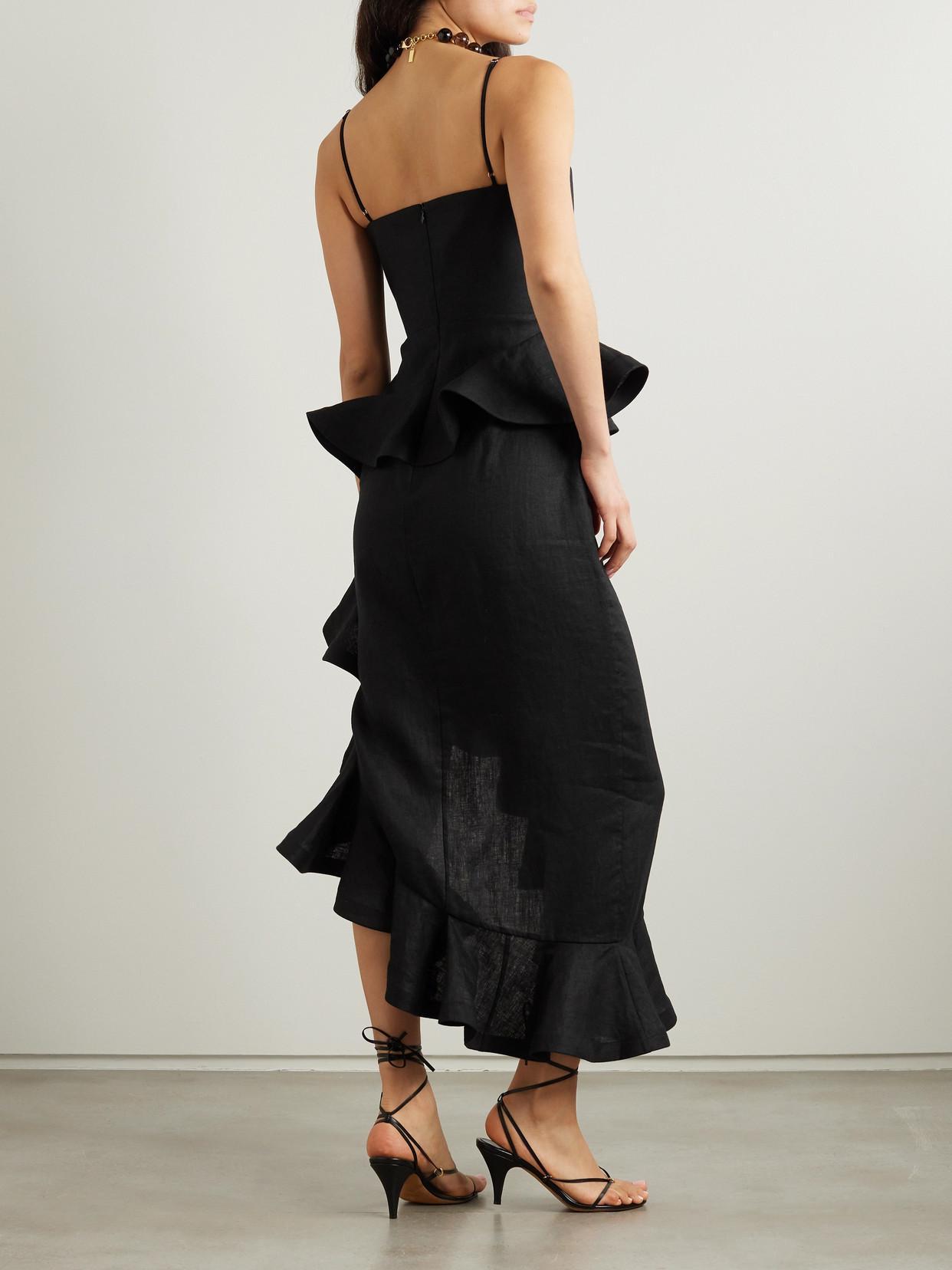 Harmony Tango Midi Dress In Black Product Image