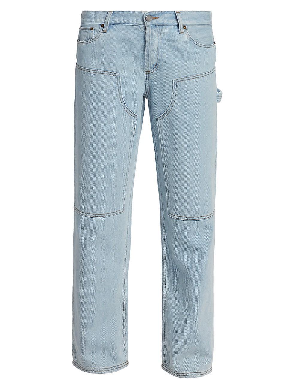 Womens Subway Low-Rise Straight-Leg Jeans Product Image