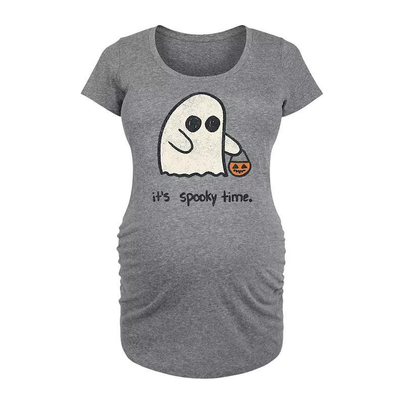 Maternity Its Spooky Time Halloween Graphic Tee, Womens Product Image