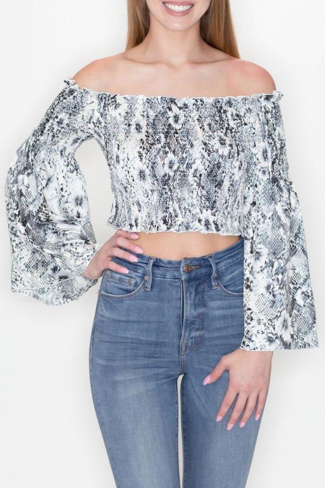 Smocked Crop Top Product Image