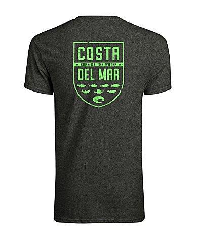 Costa Mens Shield Graphic Short-Sleeve Heathered T Product Image