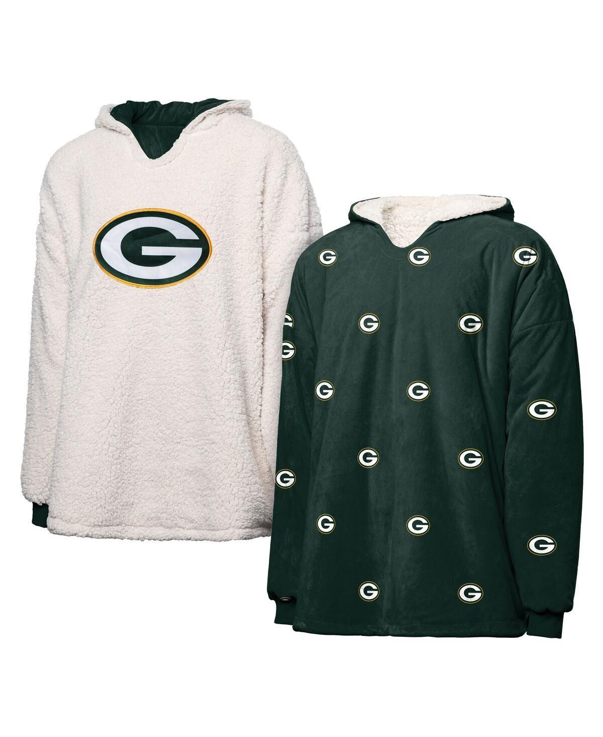 FOCO Bay Packers Repeat Print Reversible Hoodeez, Womens Product Image