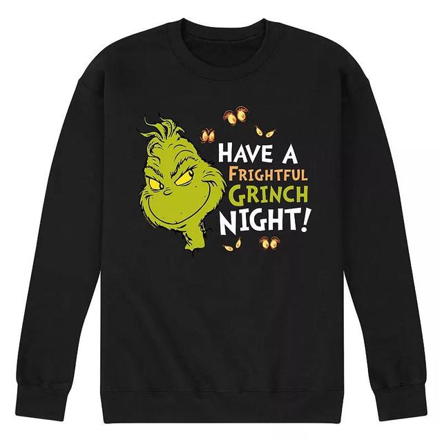 Mens Dr. Seuss Grinch Have A Frightful Fleece Sweatshirt Product Image