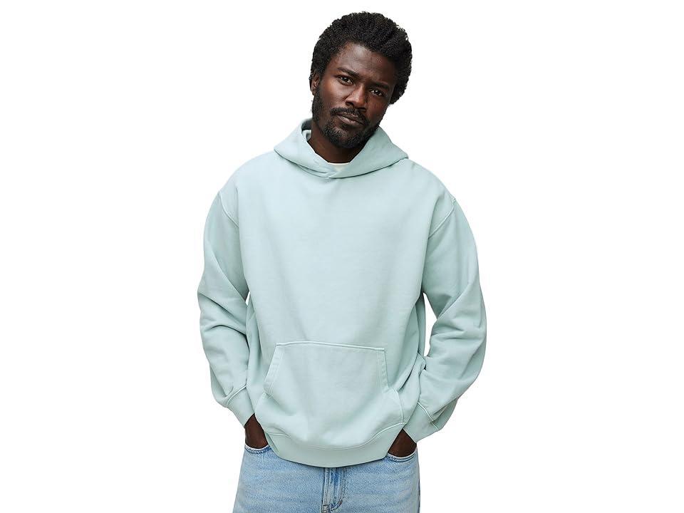 Madewell The McCarren Midweight Hoodie Sweatshirt (Silver Eucalyptus) Men's Sweatshirt Product Image