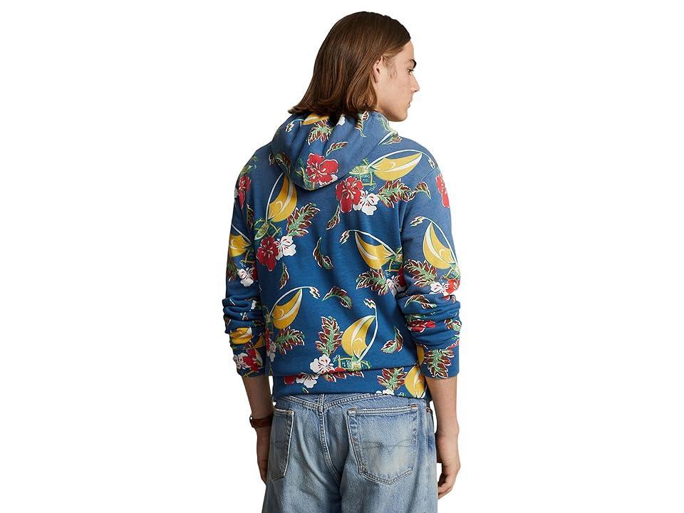 Polo Ralph Lauren Sailboat-Floral Fleece Hoodie (Blu Mult) Men's Sweatshirt Product Image