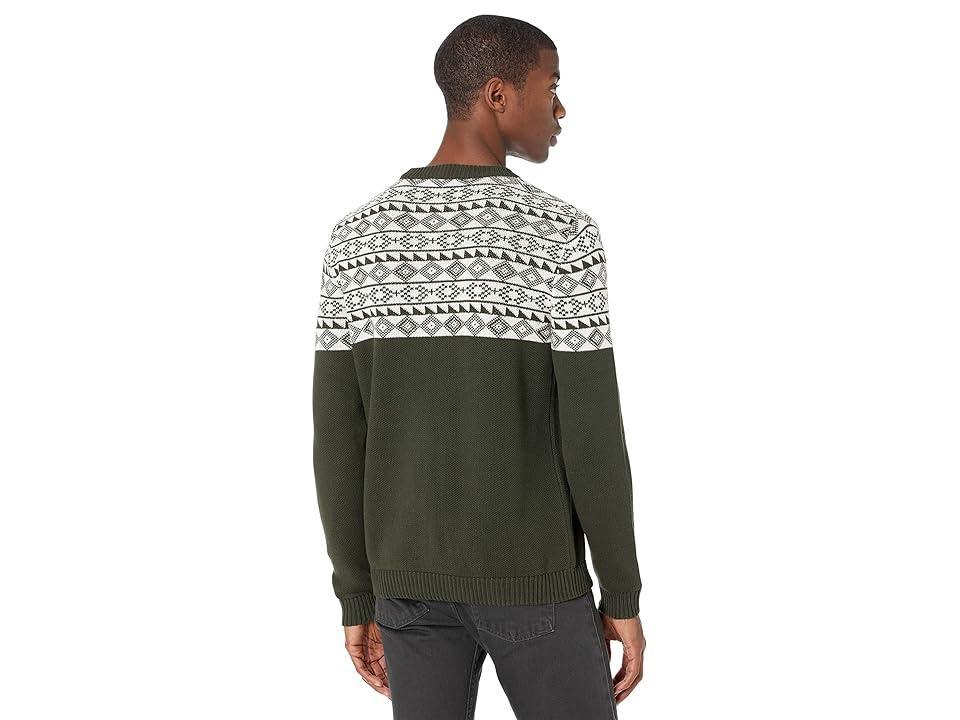 Selected Homme Snowden Jacquard Crew Neck Sweater (Rosin Egret) Men's Clothing Product Image