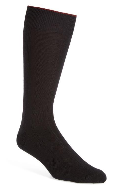 Nordstrom Mens Shop Rib Wool Blend Socks Product Image