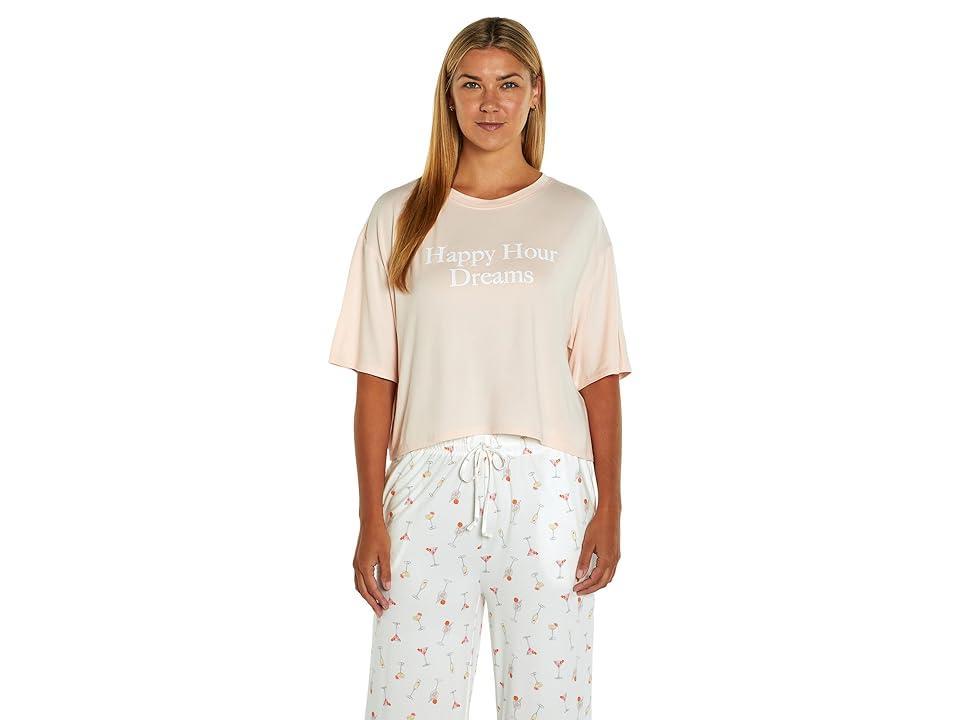 Wildfox Happy Hour Dreams Set (Cloud /Multi) Women's Pajama Sets Product Image