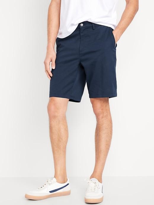 Slim Built-In Flex Chino Shorts -- 9-inch inseam Product Image