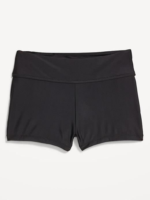 High-Waisted Swim Shorts -- 2-inch inseam Product Image