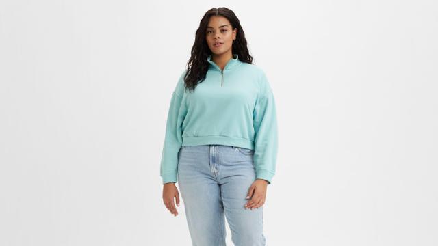 Cosmo 1/4 Zip Sweatshirt (Plus) Product Image