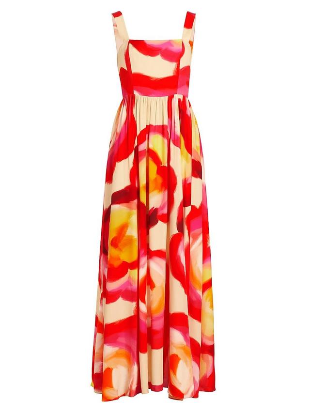 Womens Florence Floral Maxi Dress Product Image