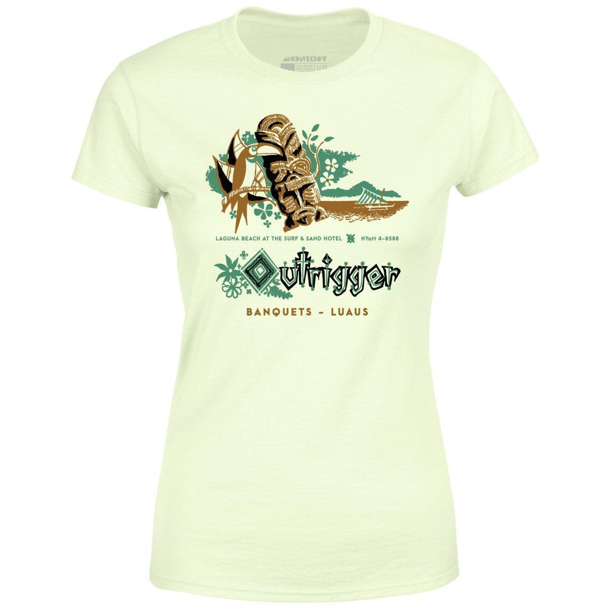 Billingsley's Outrigger v3 - Laguna Beach, CA - Vintage Tiki Bar - Women's T-Shirt Female Product Image