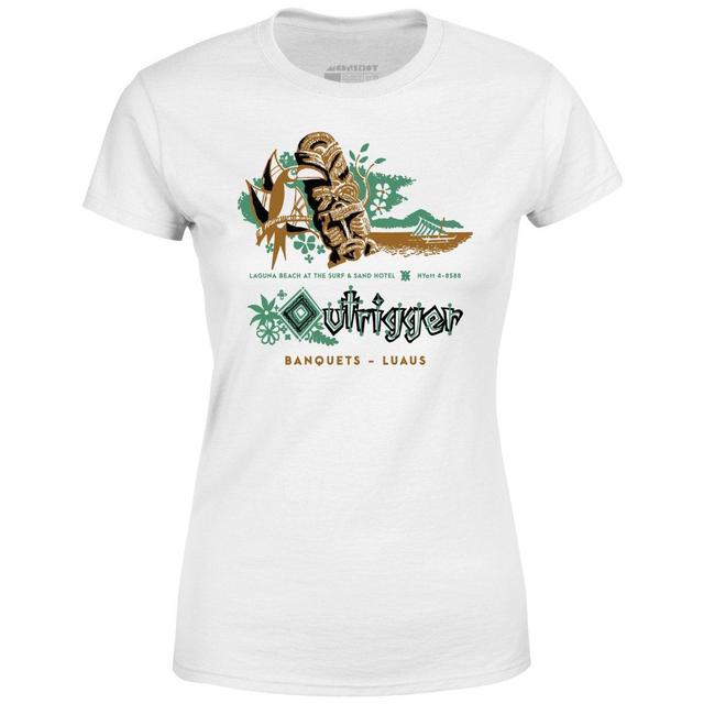 Billingsley's Outrigger v3 - Laguna Beach, CA - Vintage Tiki Bar - Women's T-Shirt Female Product Image