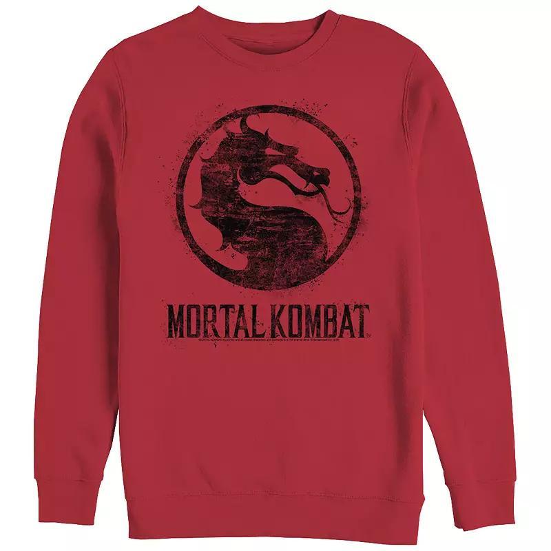 Mens Mortal Kombat Splatter Logo Graphic Fleece Product Image