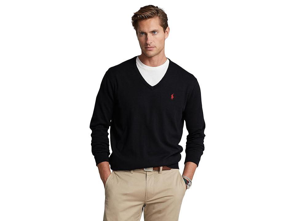 Polo Ralph Lauren Mens Cotton V-Neck Sweater Product Image