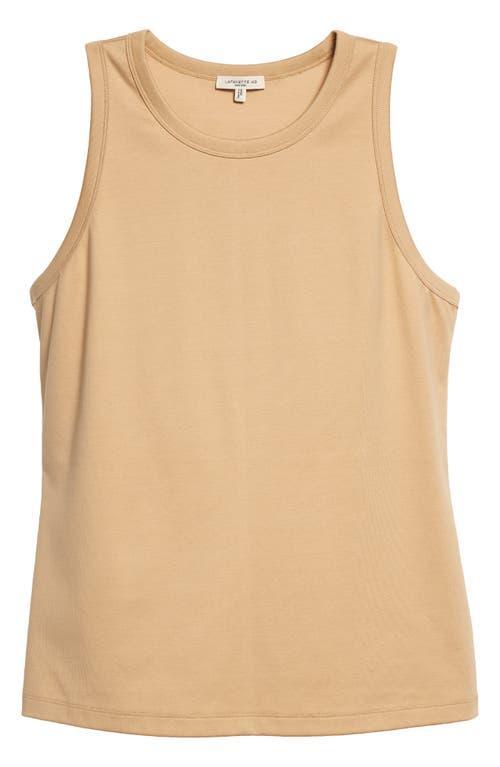 Swiss Cotton Rib Racerback Tank Product Image