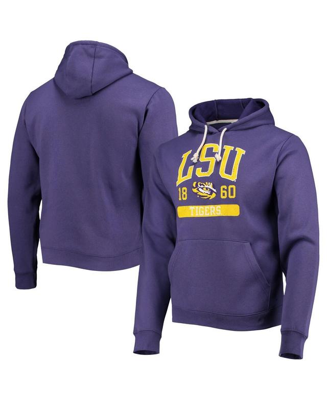 Mens League Collegiate Wear Purple Lsu Tigers Volume Up Essential Fleece Pullover Hoodie Product Image