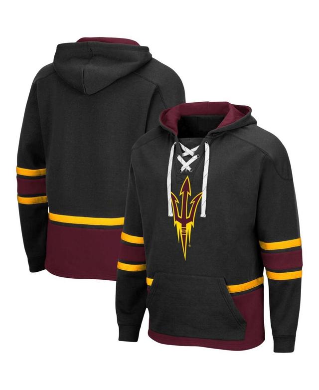 Mens Colosseum Black Air Force Falcons Lace Up 3.0 Pullover Hoodie Product Image