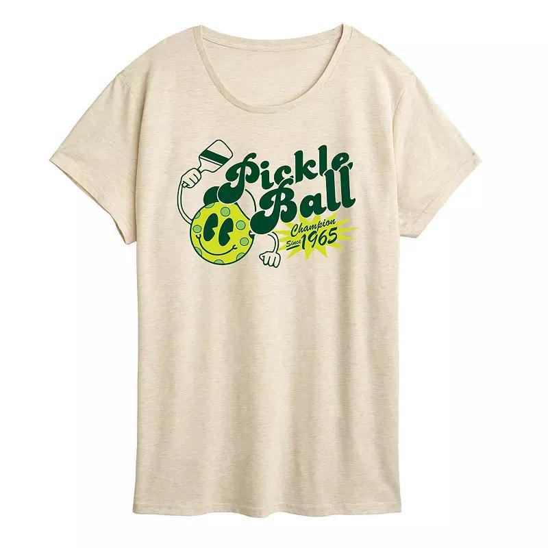 Plus Pickleball Champion Graphic Tee, Womens Product Image