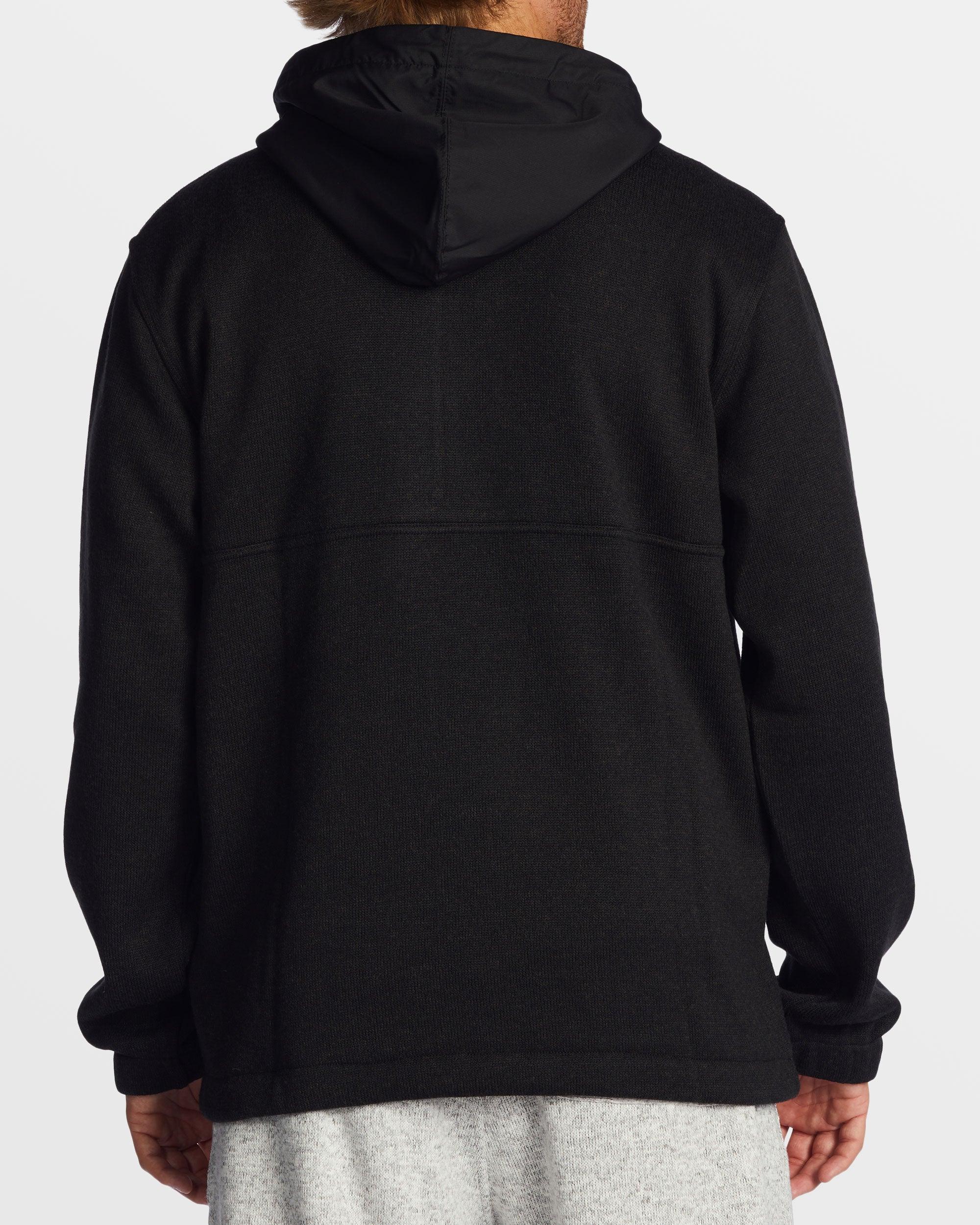 A/Div Boundary Hooded Half-Zip Pullover - Black Heather Male Product Image