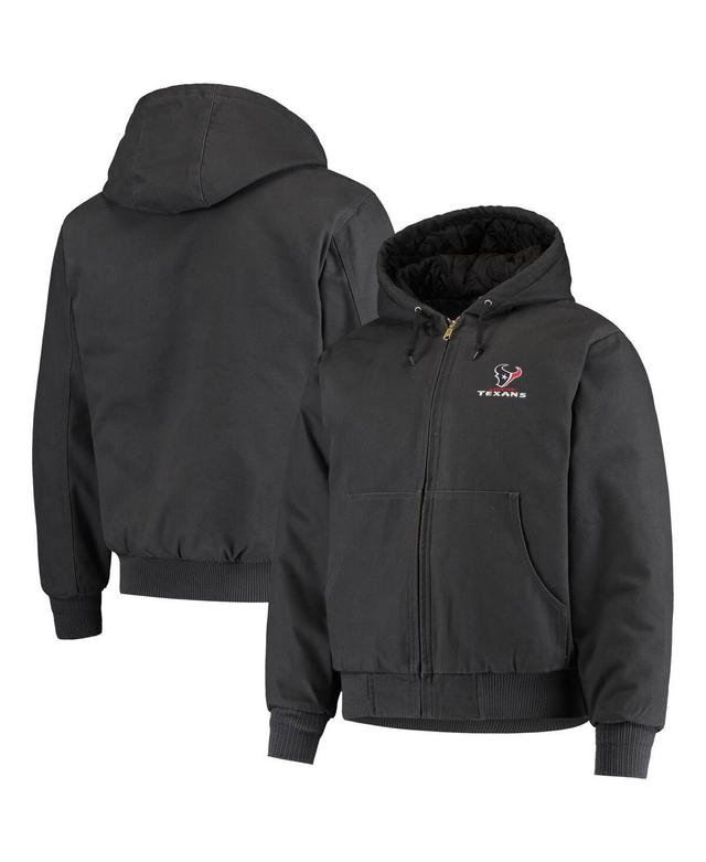 Mens Dunbrooke Navy Houston Texans Dakota Cotton Canvas Hooded Jacket Product Image