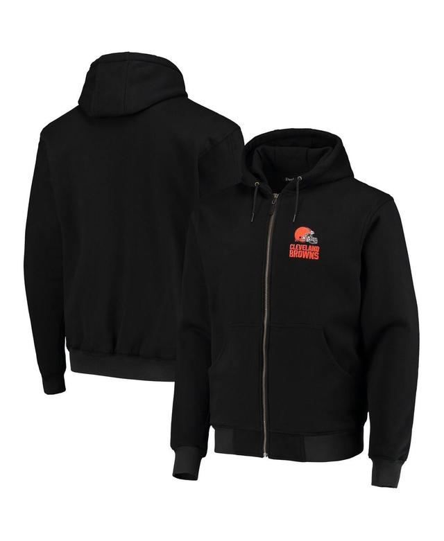 Mens Dunbrooke Cleveland Browns Craftsman Thermal-Lined Full-Zip Hoodie Product Image