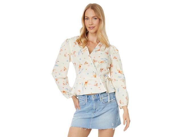 Paige Ninette Top (Cream ) Women's Clothing Product Image