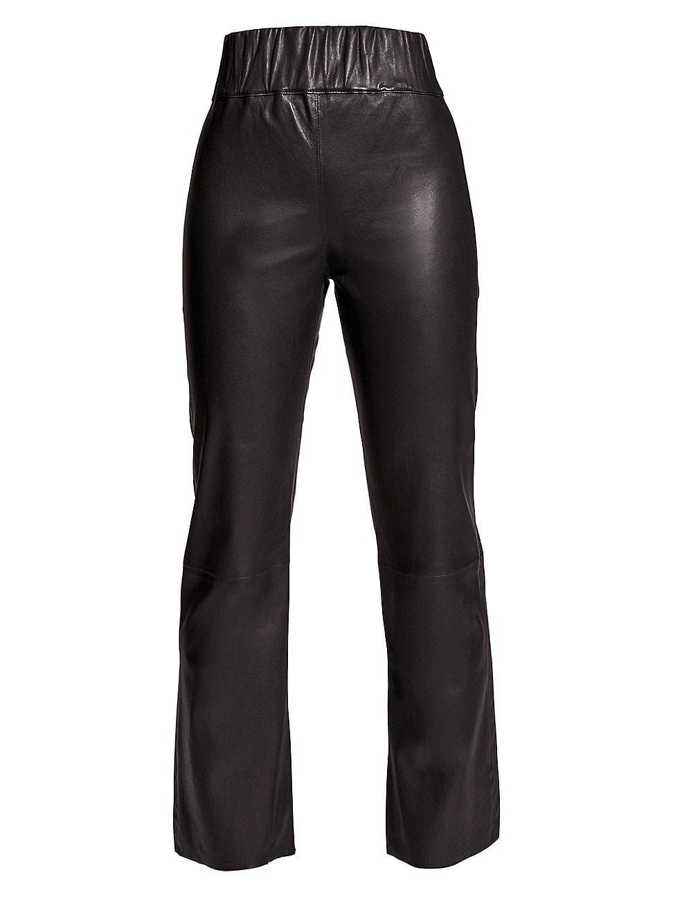 Womens Reagan Stretch Leather Leggings Product Image