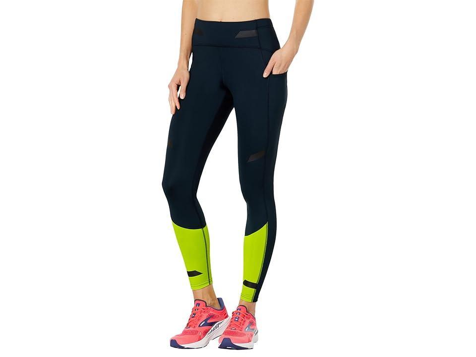 Brooks Run Visible Tights (Asphalt/Nightlife) Women's Casual Pants Product Image