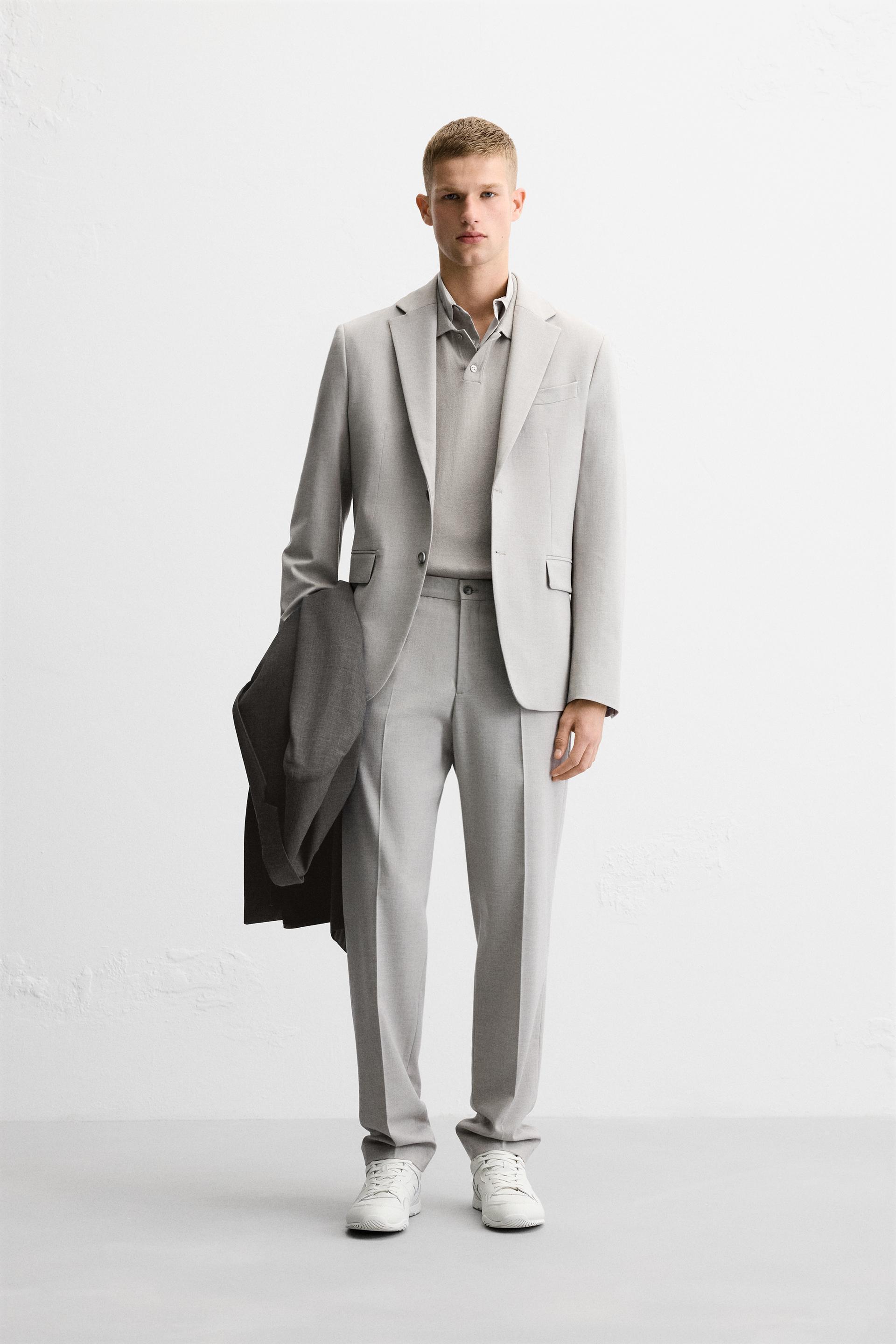 TEXTURED SUIT JACKET Product Image