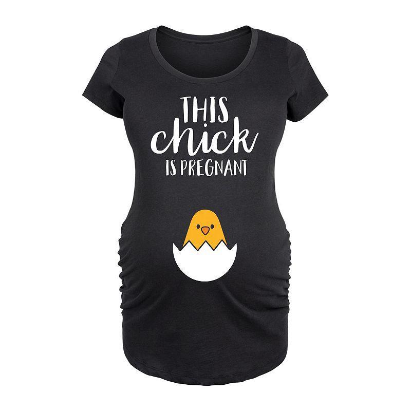 Maternity This Chick Is Pregnant Graphic Tee, Womens Product Image