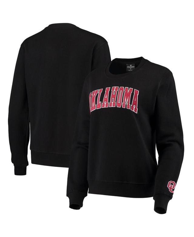 Colosseum Womens Oklahoma Sooners Campanile Pullover Sweatshirt Product Image